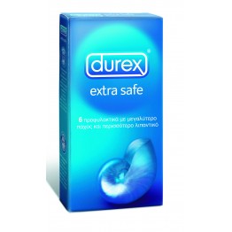 DUREX EXTRA SAFE x 6 Προφυλακτικα-Λιπαντικα
